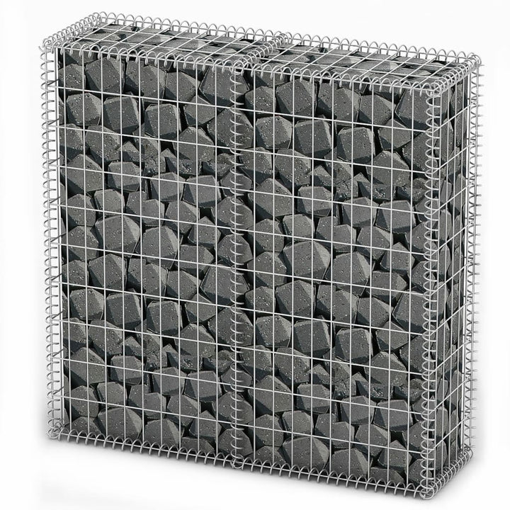 Coș Gabion Cu Capace, Sârmă Galvanizată,