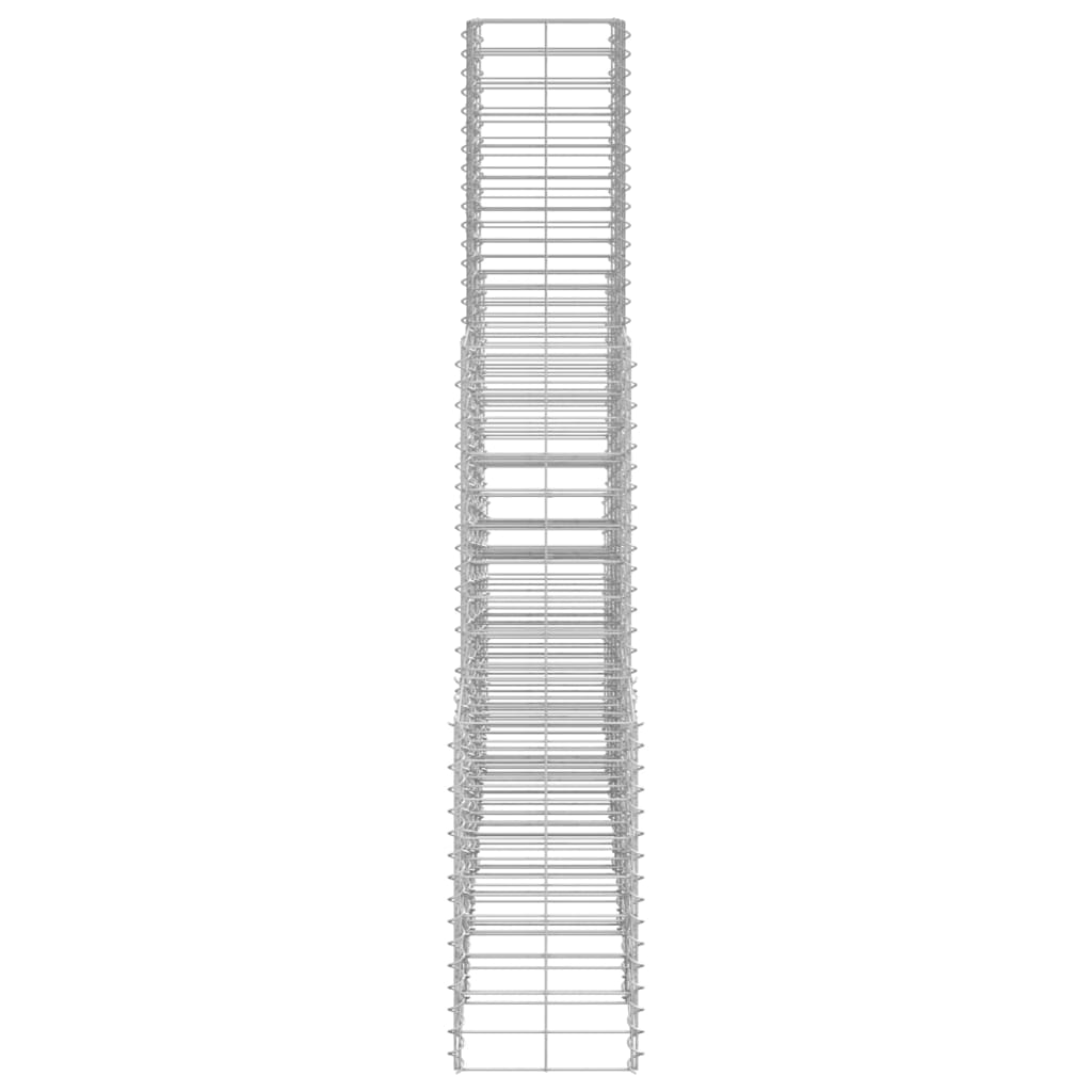 Set Gabioane, 6 Buc., Sârmă Galvanizată