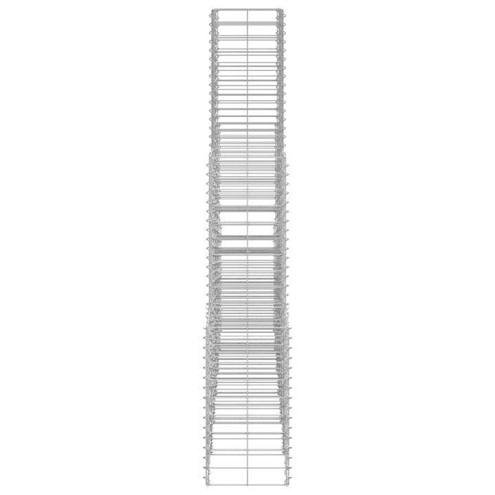 Set Gabioane, 6 Buc., Sârmă Galvanizată