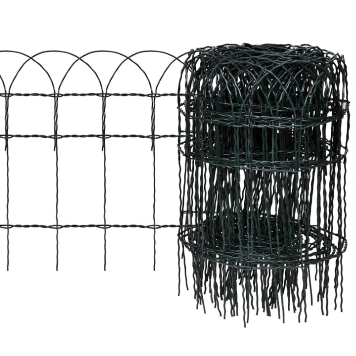 Gard Delimitare Grădină Fier Vopsit Electrostatic 25 X 0,65 M