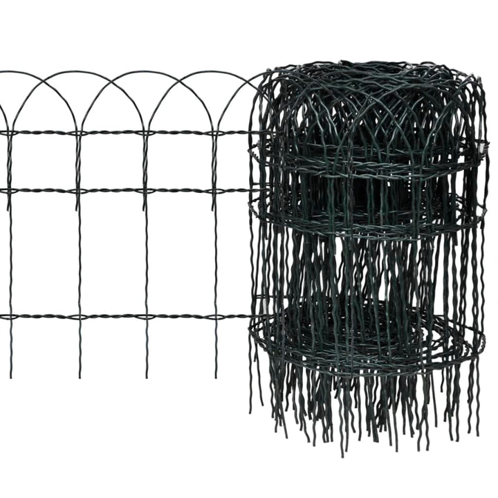 Gard Delimitare Grădină Fier Vopsit Electrostatic 25 X 0,65 M