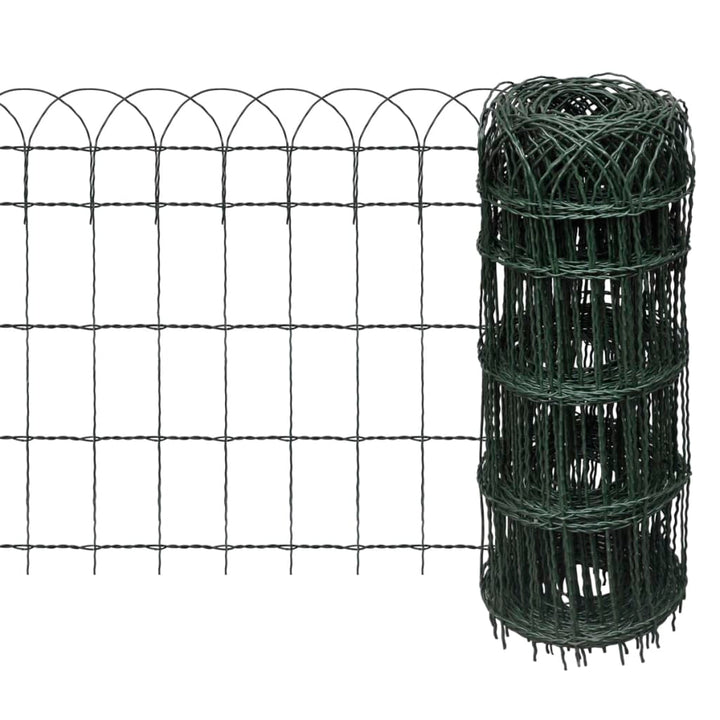 Gard Delimitare Grădină Fier Vopsit Electrostatic 10 X 0,65 M