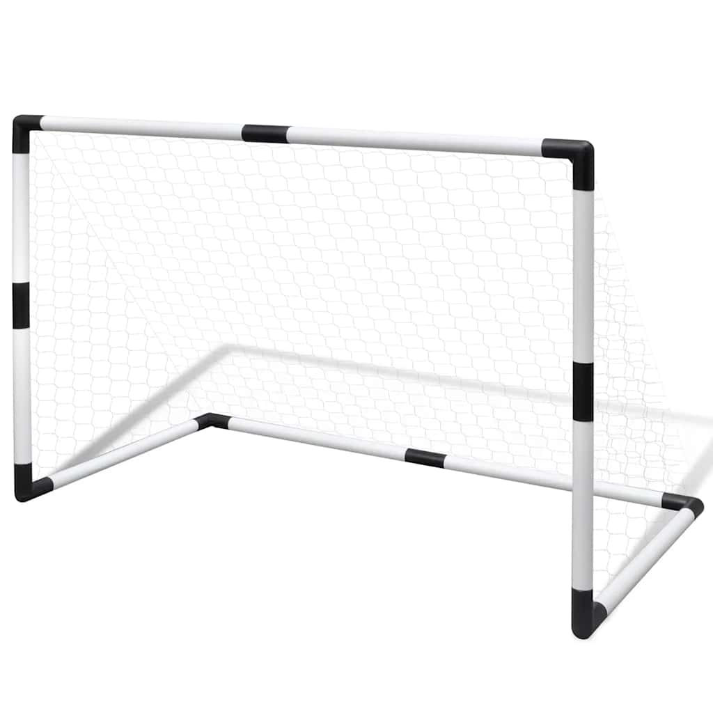 Set Porți Mini De Fotbal Pentru Copii Din Plasă, 2 Buc., 91,5X48X61 Cm