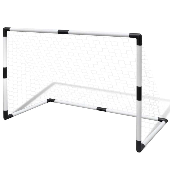 Set Porți Mini De Fotbal Pentru Copii Din Plasă, 2 Buc., 91,5X48X61 Cm