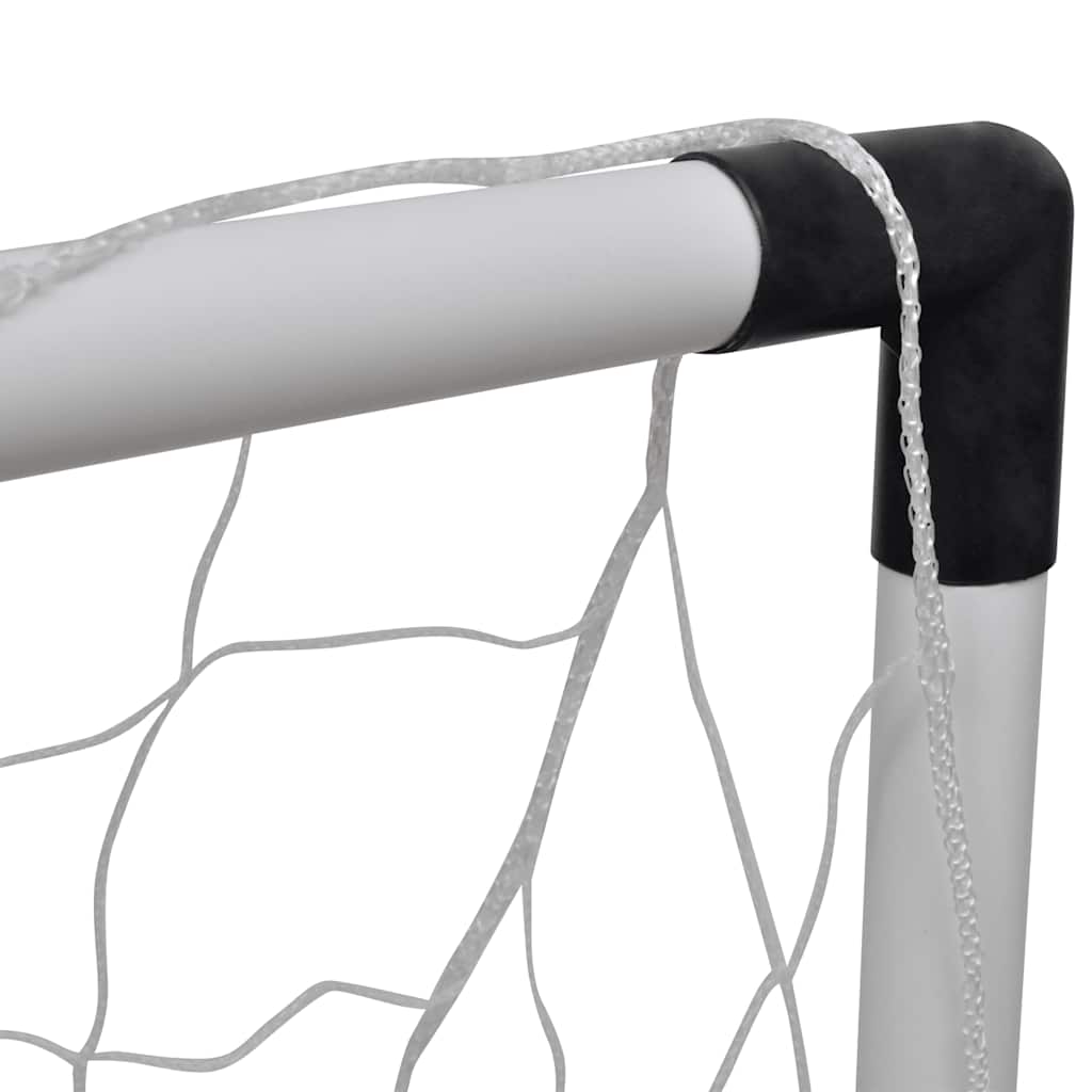 Set Porți Mini De Fotbal Pentru Copii Din Plasă, 2 Buc., 91,5X48X61 Cm