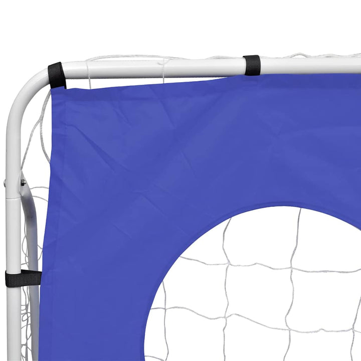 Poartă Fotbal Cu Perete Țintă 240X92X150Cm Oțel Calitate Înaltă