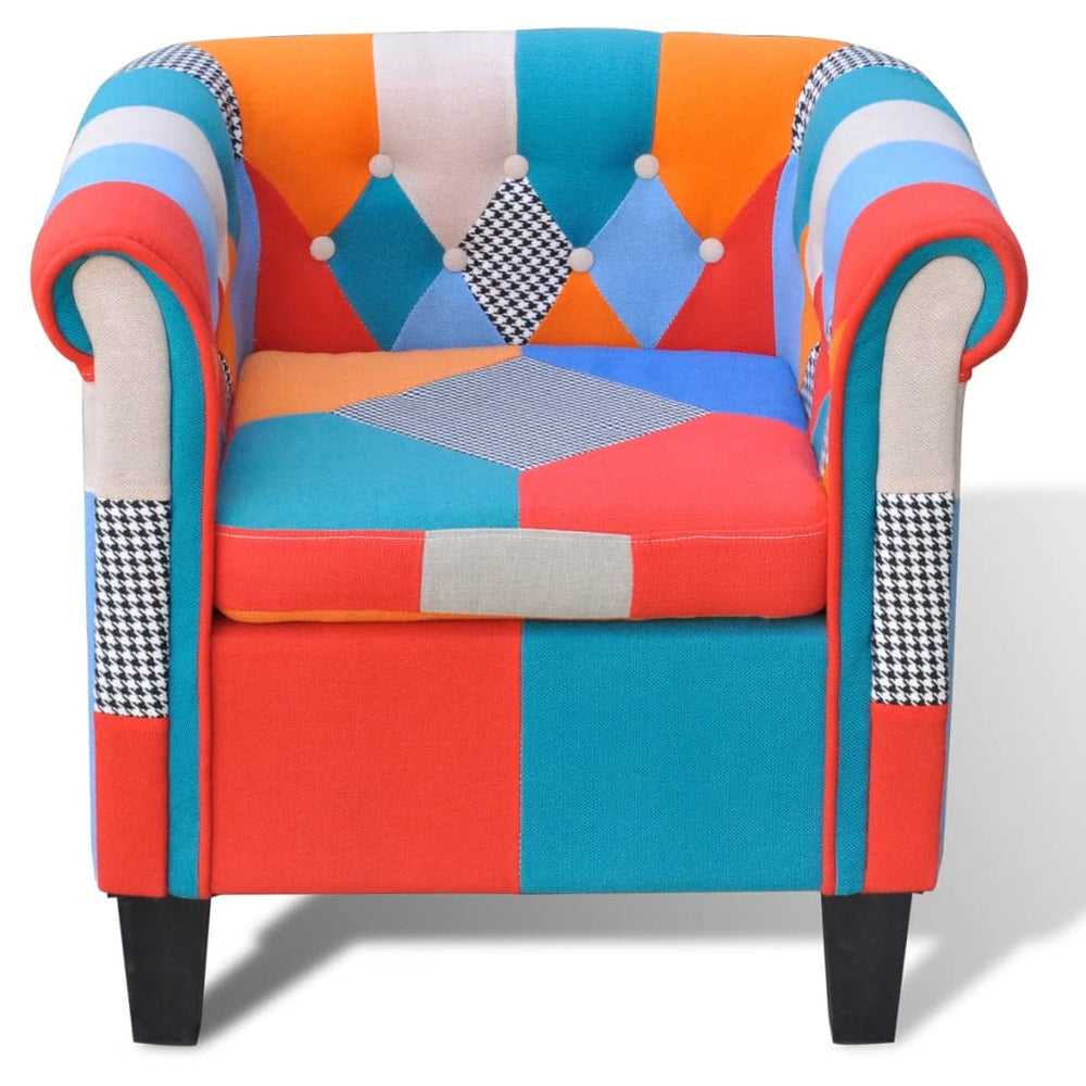 Fotoliu Cu Model Patchwork, Material Textil