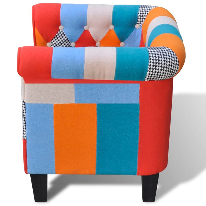 Fotoliu Cu Model Patchwork, Material Textil