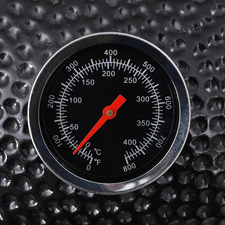 Grătar Cu Afumătoare Kamado, 76 Cm, Ceramică