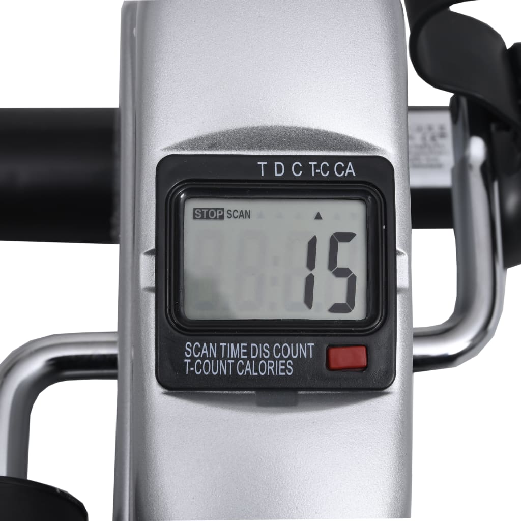 Minibicicletă Cu Display Lcd, Argintiu