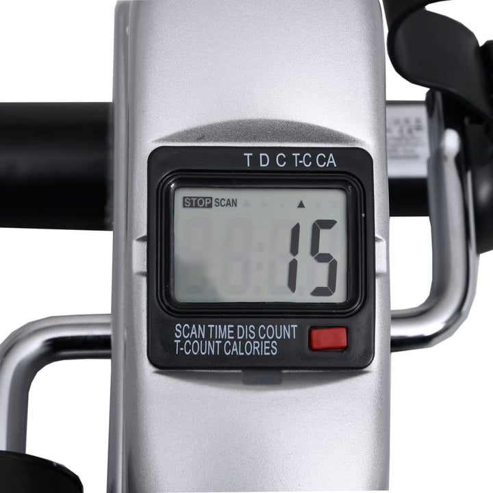 Minibicicletă Cu Display Lcd, Argintiu