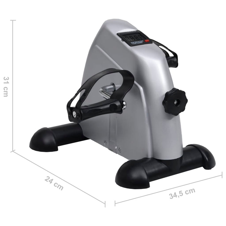 Minibicicletă Cu Display Lcd, Argintiu