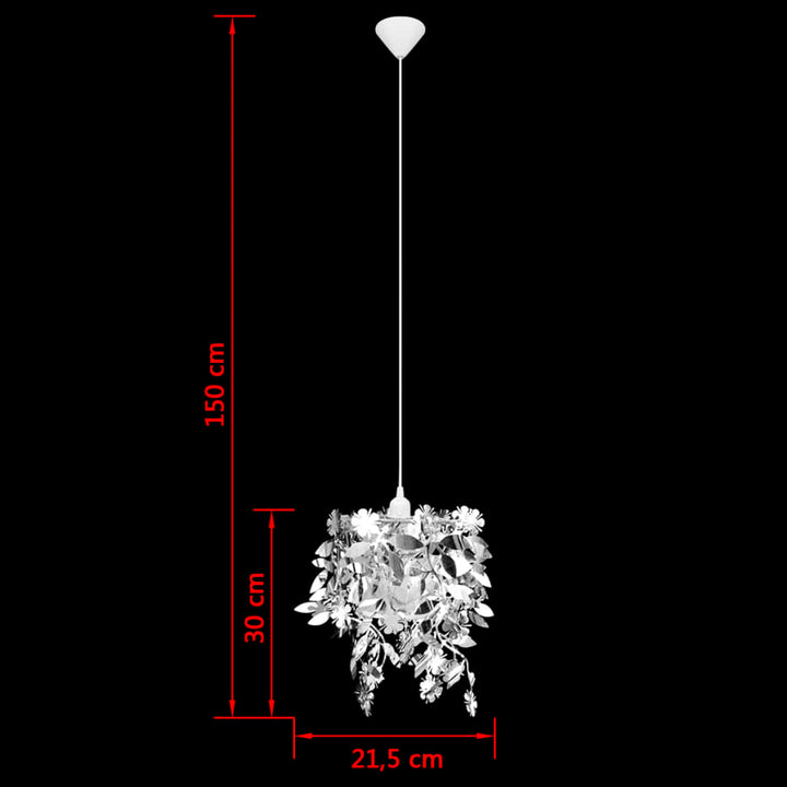 Lampă Tip Candelabru, Cu Frunze Strălucitoare, 21,5 X 30 Cm,