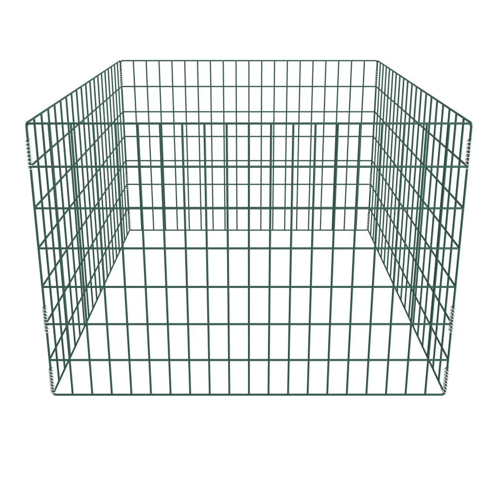 Recipient Compost De Grădină, 100 X 100 X 70 Cm, Plasă Pătrată