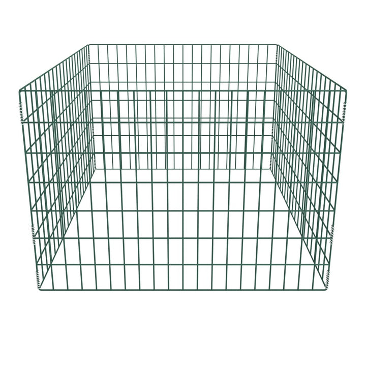 Recipient Compost De Grădină, 100 X 100 X 70 Cm, Plasă Pătrată
