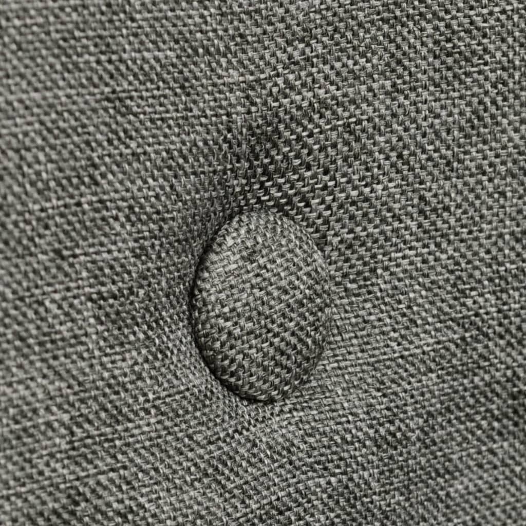 Scaune Bucătărie 2 Buc, , Textil & Lemn Stejar Masiv