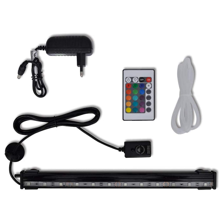 Lampă Led Submersibilă De Acvariu Cu Bule, 32 Cm, Rgb