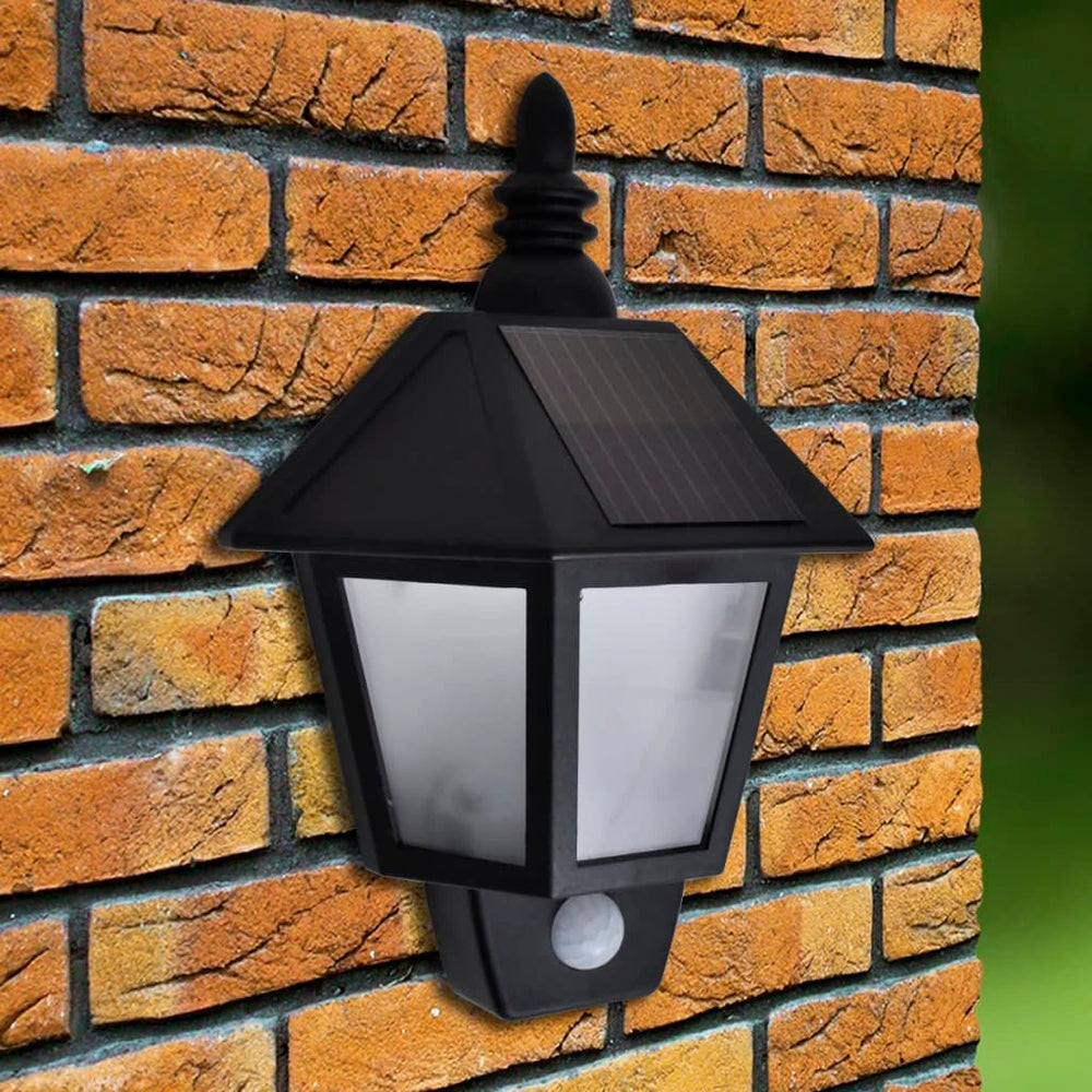 Lampă Solară De Perete Cu Senzor De Mișcare, 2 Buc.