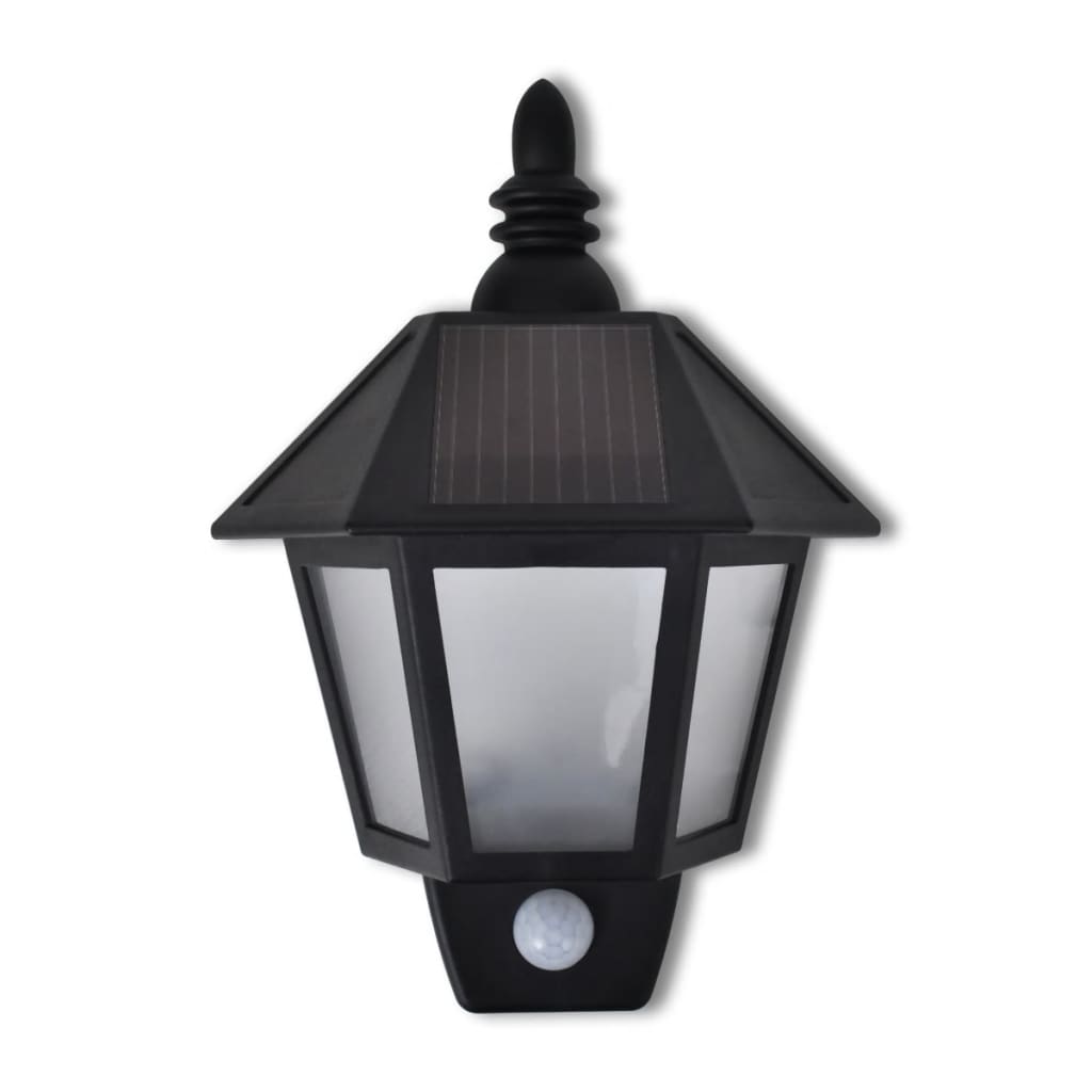 Lampă Solară De Perete Cu Senzor De Mișcare, 2 Buc.
