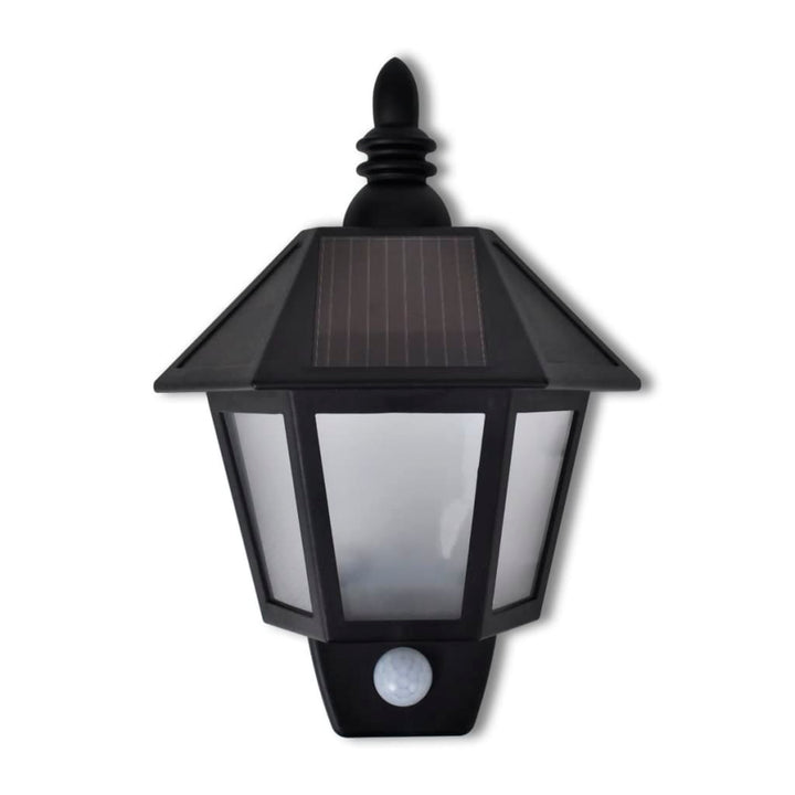 Lampă Solară De Perete Cu Senzor De Mișcare, 2 Buc.