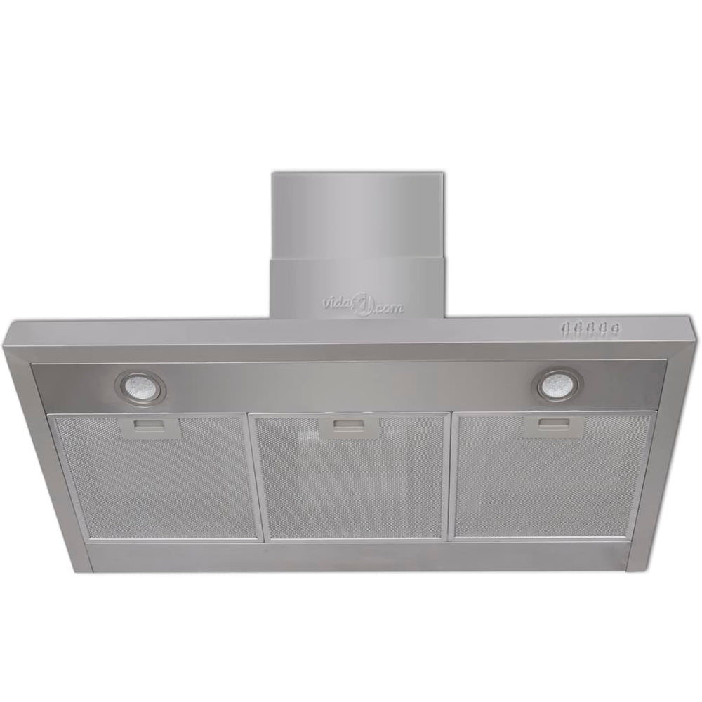 Hotă De Bucătărie, 900 Mm, Oțel Inoxidabil, Plat