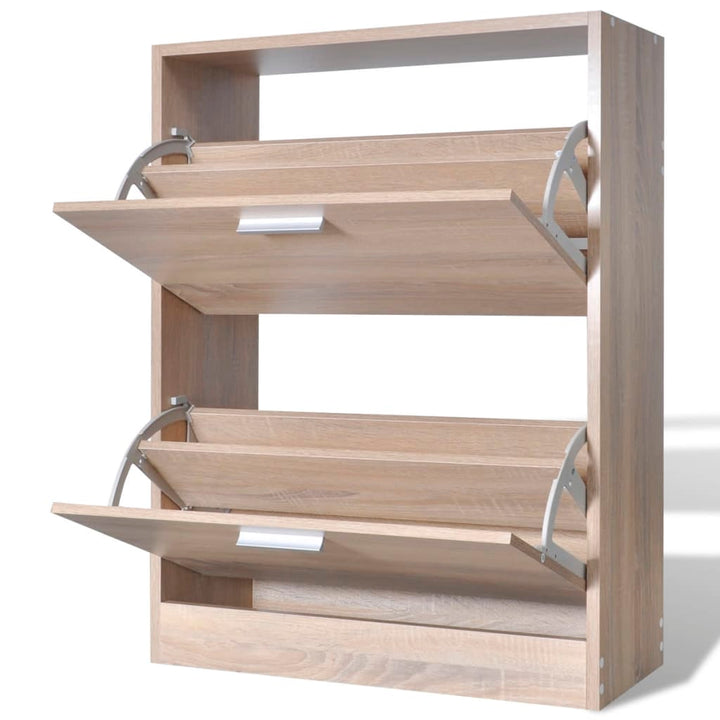 Pantofar Cu 2 Compartimente, Lemn, Aspect De