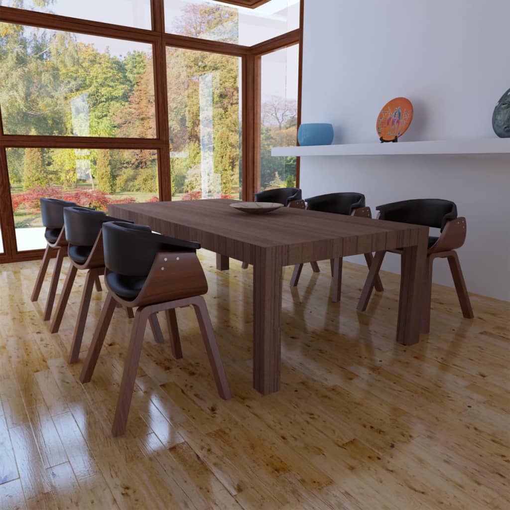 Scaun De Bucătărie, Crem, Lemn Curbat Și Piele Ecologică