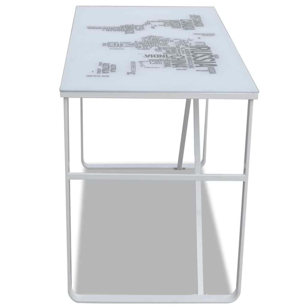 Birou Dreptunghiular Cu Model Tip Hartă
