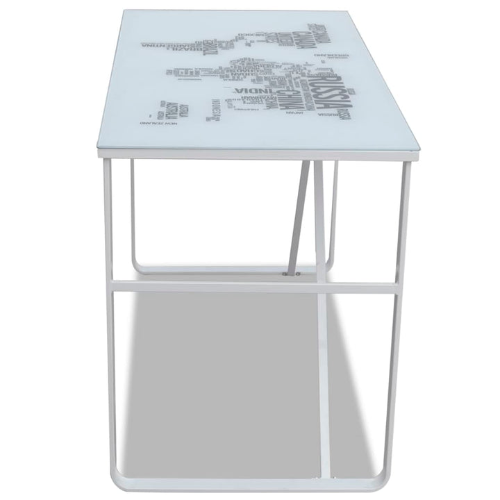 Birou Dreptunghiular Cu Model Tip Hartă
