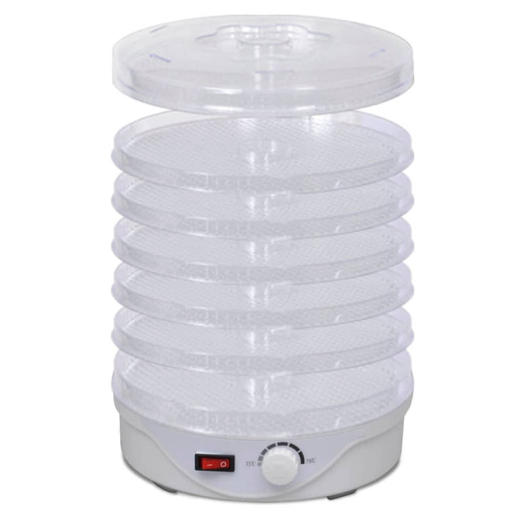 Deshidrator De Alimente Cu 6 Tăvi Stivuibile (Rotund)