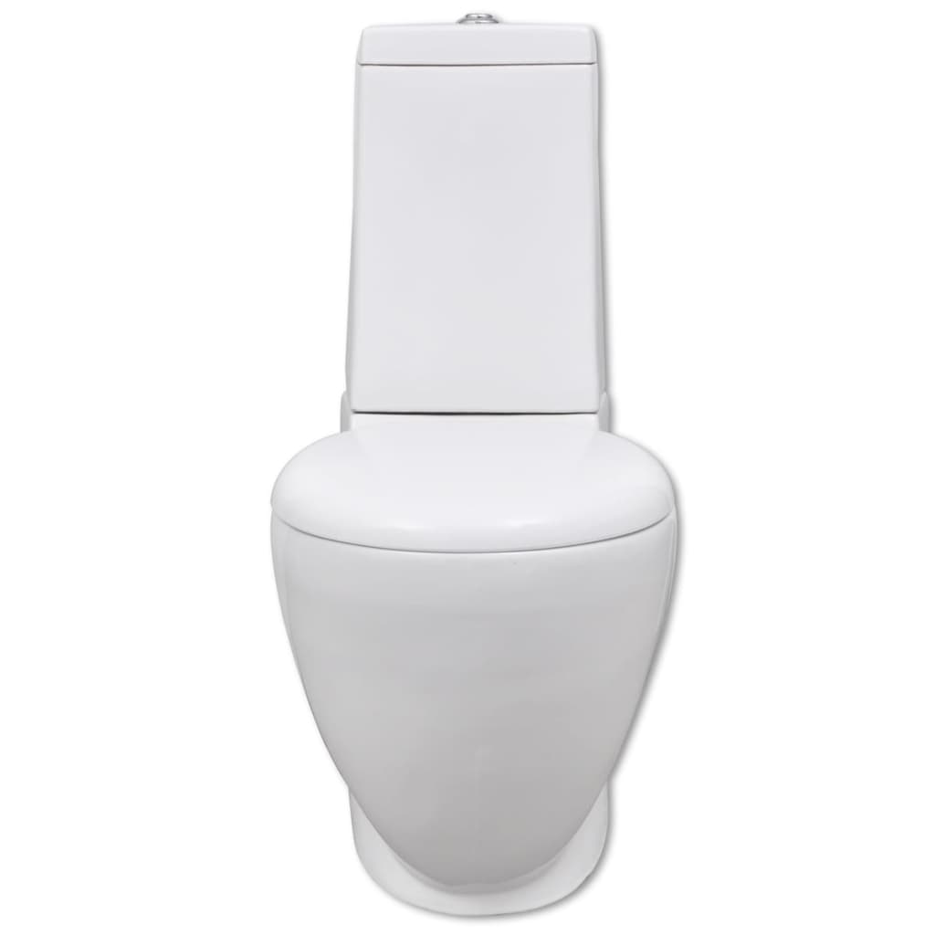 Set De Toaletă Și Bideu, Ceramică Albă