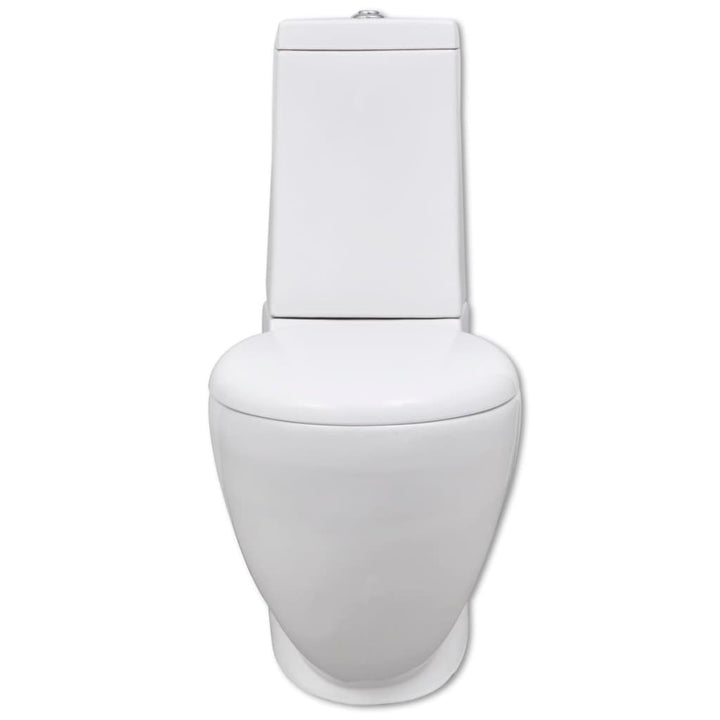 Set De Toaletă Și Bideu, Ceramică Albă