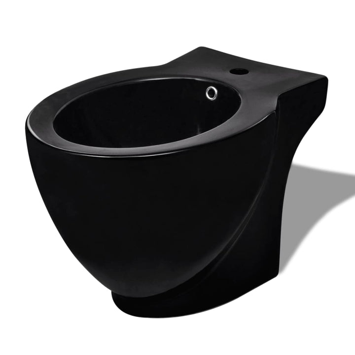 Set Toaletă Și Bideu Ceramică Negru