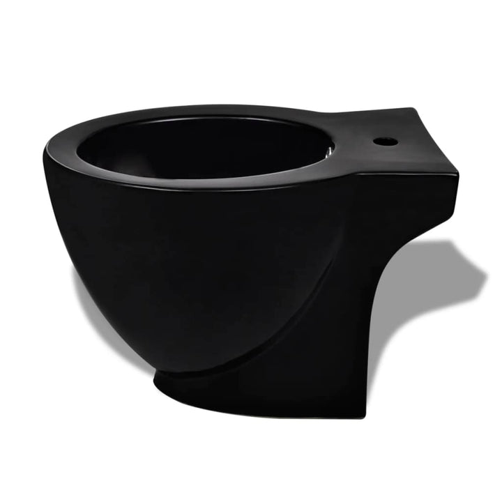 Set Toaletă Și Bideu Ceramică Negru