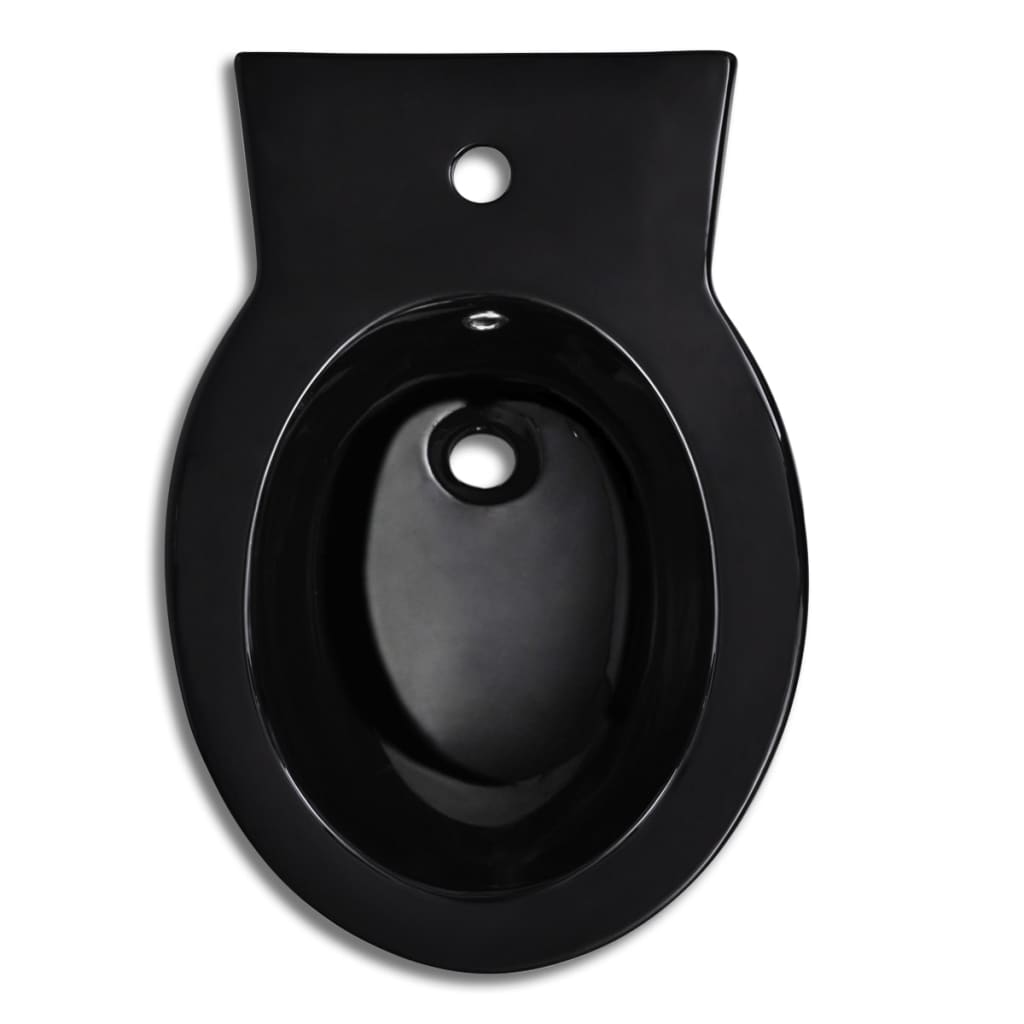 Set Toaletă Și Bideu Ceramică Negru
