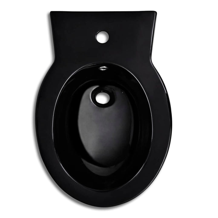 Set Toaletă Și Bideu Ceramică Negru