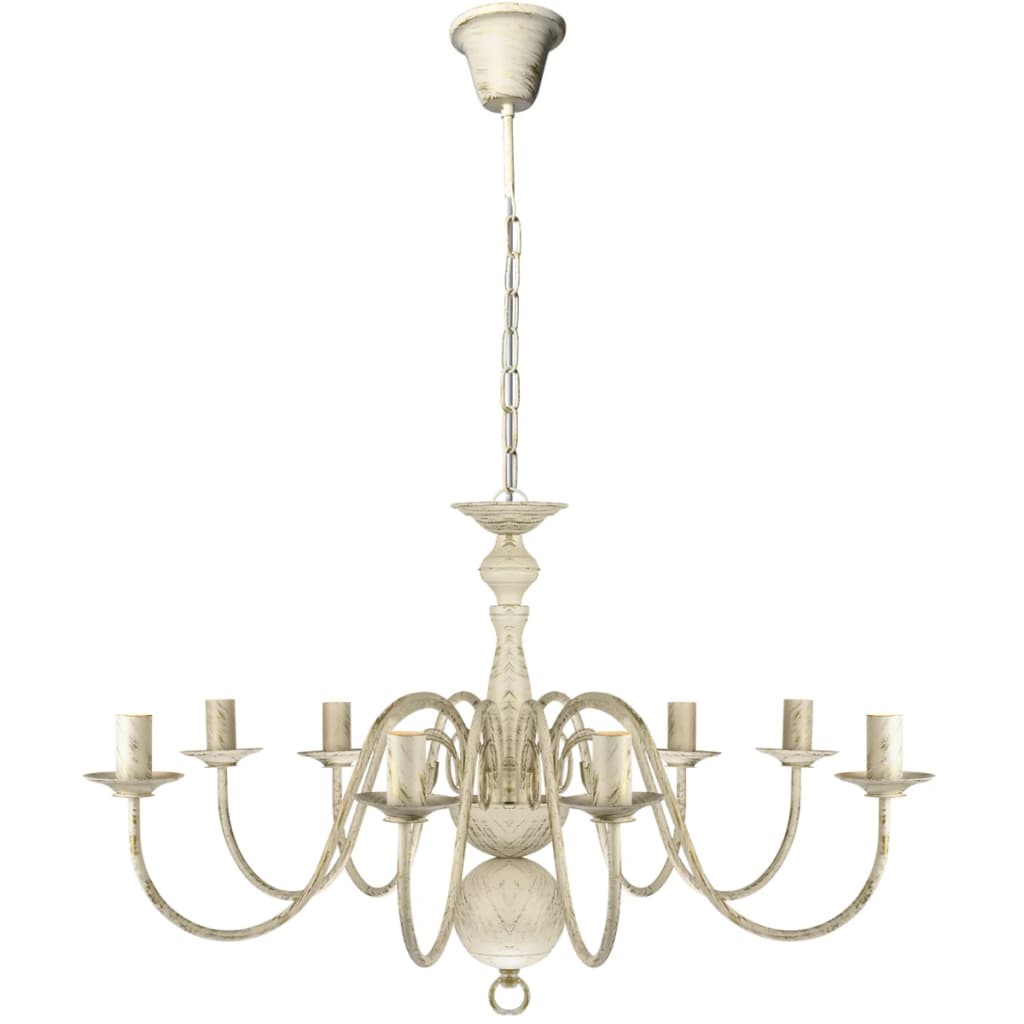 Candelabru De Metal În Stil Antic 8 X Becuri E14