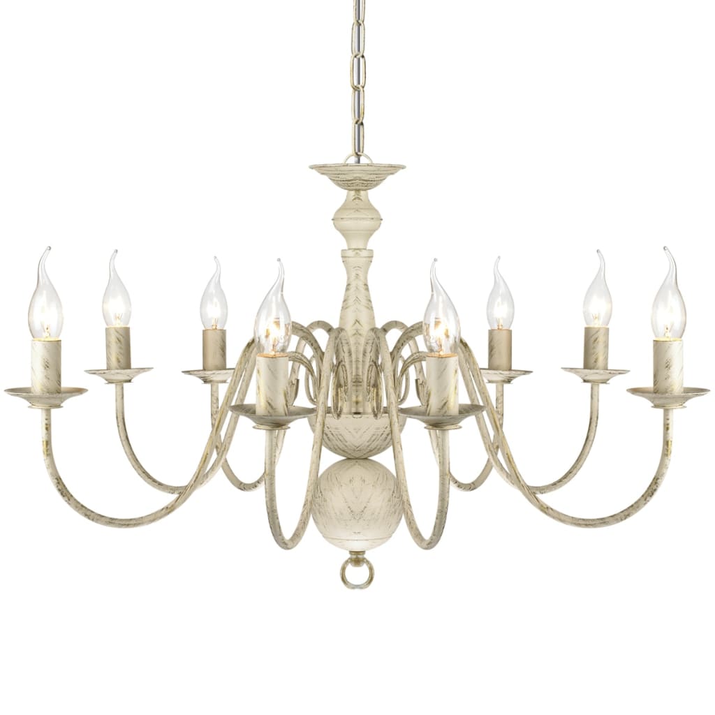 Candelabru De Metal În Stil Antic 8 X Becuri E14