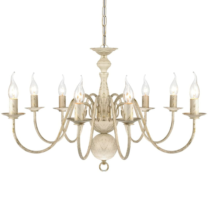 Candelabru De Metal În Stil Antic 8 X Becuri E14