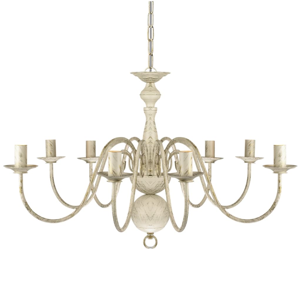 Candelabru De Metal În Stil Antic 8 X Becuri E14