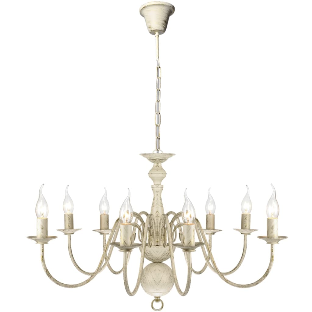 Candelabru De Metal În Stil Antic 8 X Becuri E14