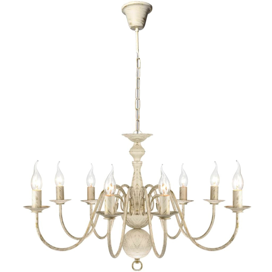 Candelabru De Metal În Stil Antic 8 X Becuri E14