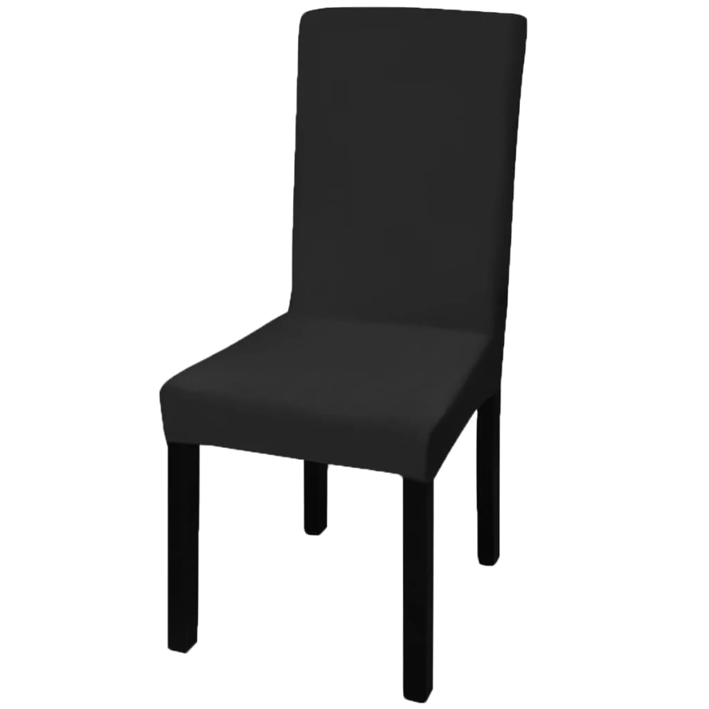 Huse De Scaun Elastice Drepte, 4 Buc.,
