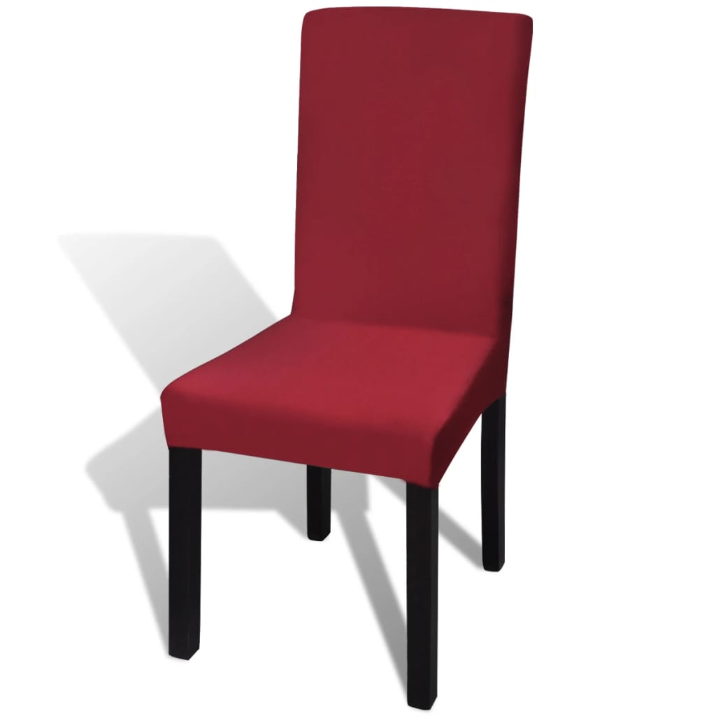 Huse De Scaun Elastice Drepte, 4 Buc.,