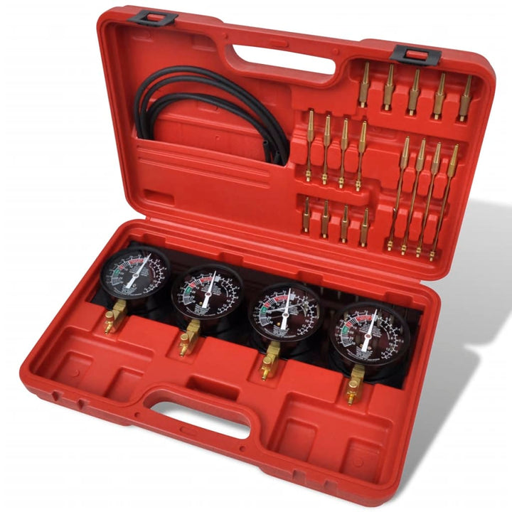 Set Unelte Pentru Sincronizare Carburator, Cu Manometre Cu Placă Fixă