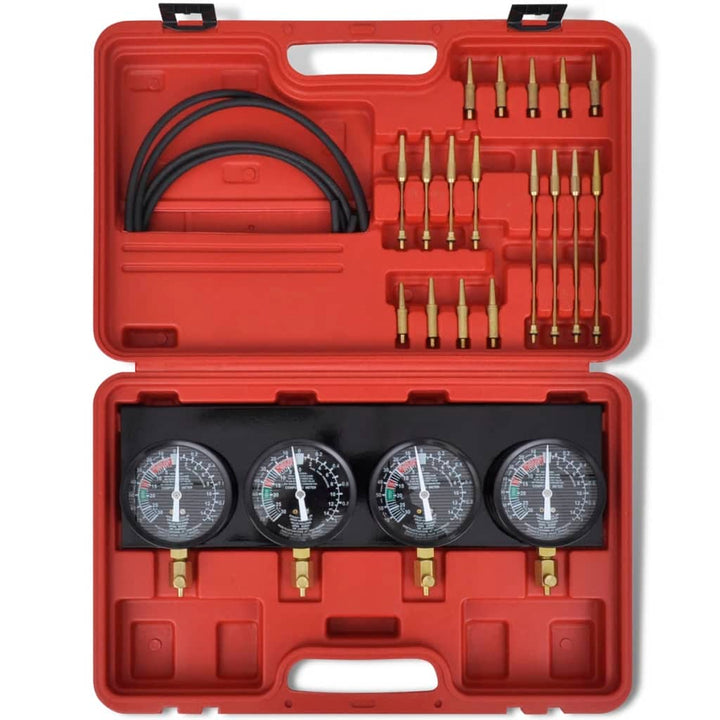 Set Unelte Pentru Sincronizare Carburator, Cu Manometre Cu Placă Fixă