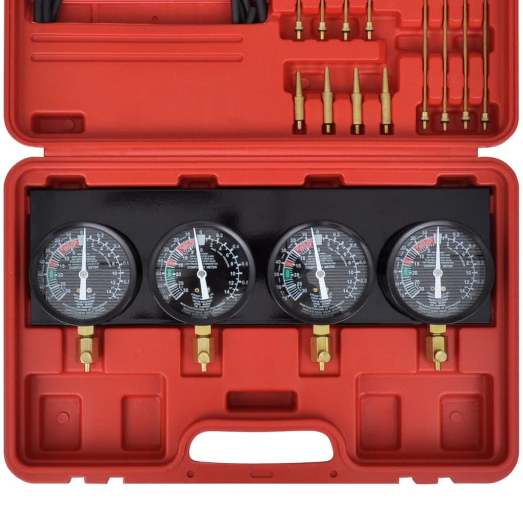 Set Unelte Pentru Sincronizare Carburator, Cu Manometre Cu Placă Fixă