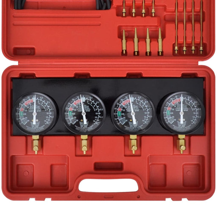 Set Unelte Pentru Sincronizare Carburator, Cu Manometre Cu Placă Fixă