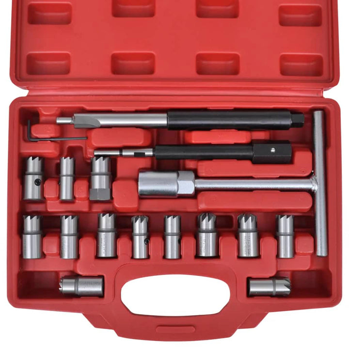 Set Tăiere Suport Injector Diesel, 17 Buc