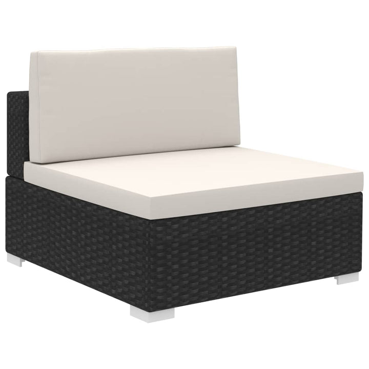 Set Mobilier De Grădină Cu Perne, 8 Piese, , Poliratan